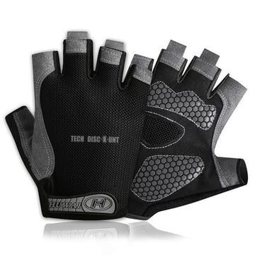 TD® Une paire Version améliorée des gants en maille demi-doigt vélo cyclisme conduite femmes cyclisme gants de fitness antidérapant